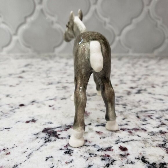 Dorothy Kindell Horse Small Grey Foal Figurine CA Pottery RARE HTF - Picture 4 of 7